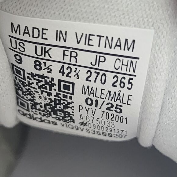Adidas Samoa Men’s Size 9 Sneakers Cloud White 675033 NWB NIB Casual Classics - Picture 14 of 16